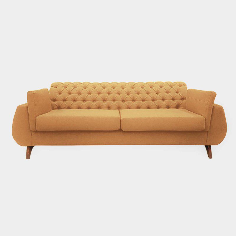Sofa Bronx Tela Curri Mustard